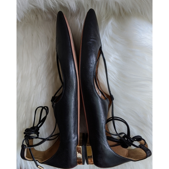 Aquazzura Christy leather flats - Picture 4 of 12